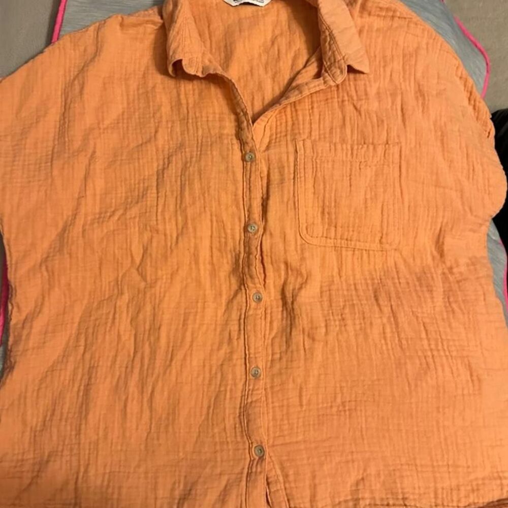 Sonoma-goods-for-life Women's Orange Shirt